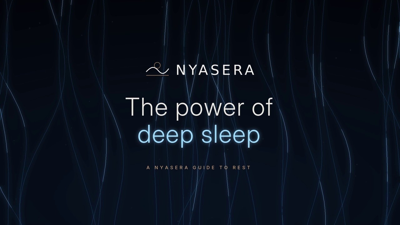 Thumbnail of the NYASERA video “The power of deep sleep”